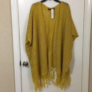 Open Crochet Cardigan